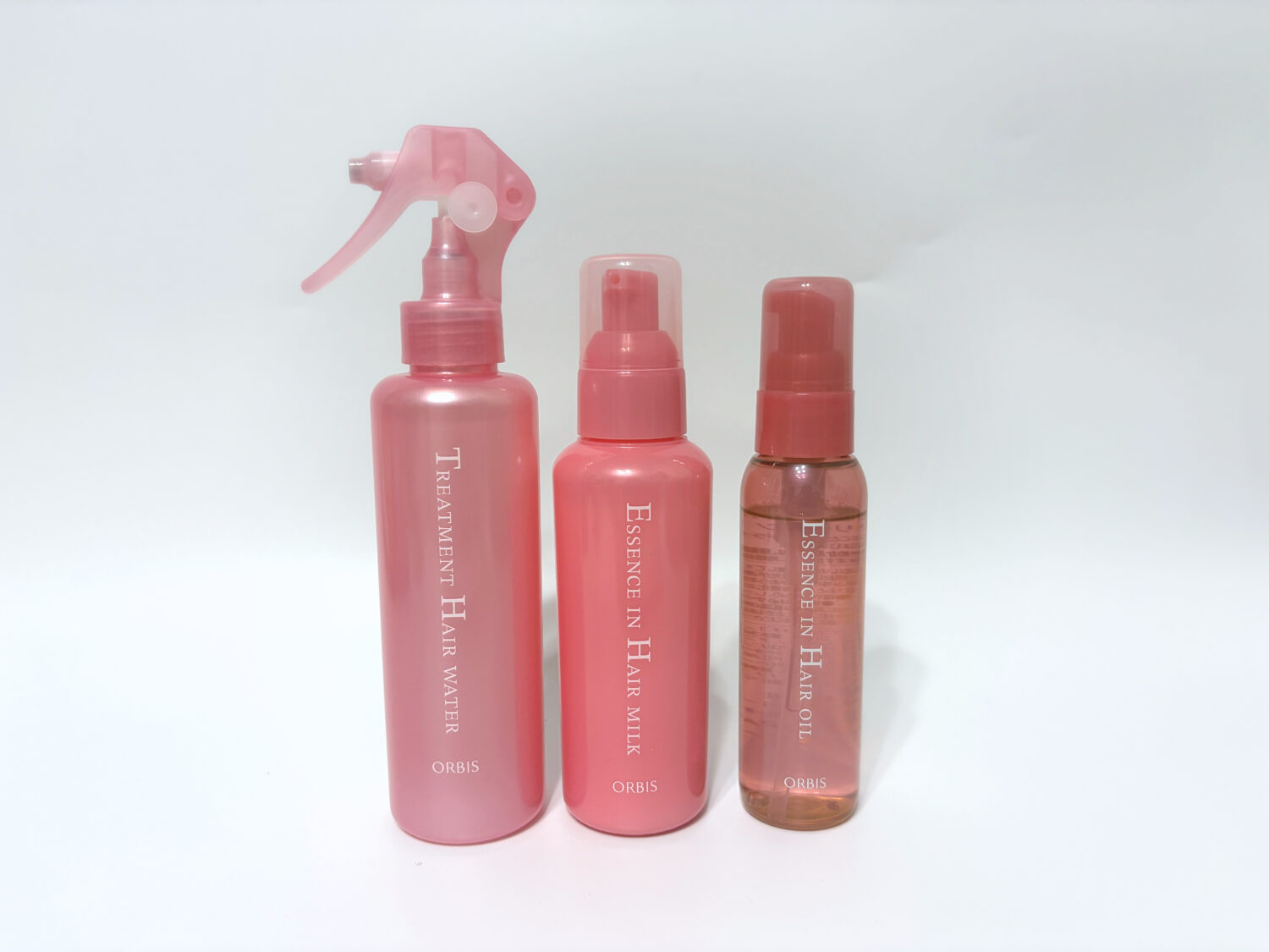オルビス ヘアウォーター・ヘアミルク・ヘアオイル 3種比較