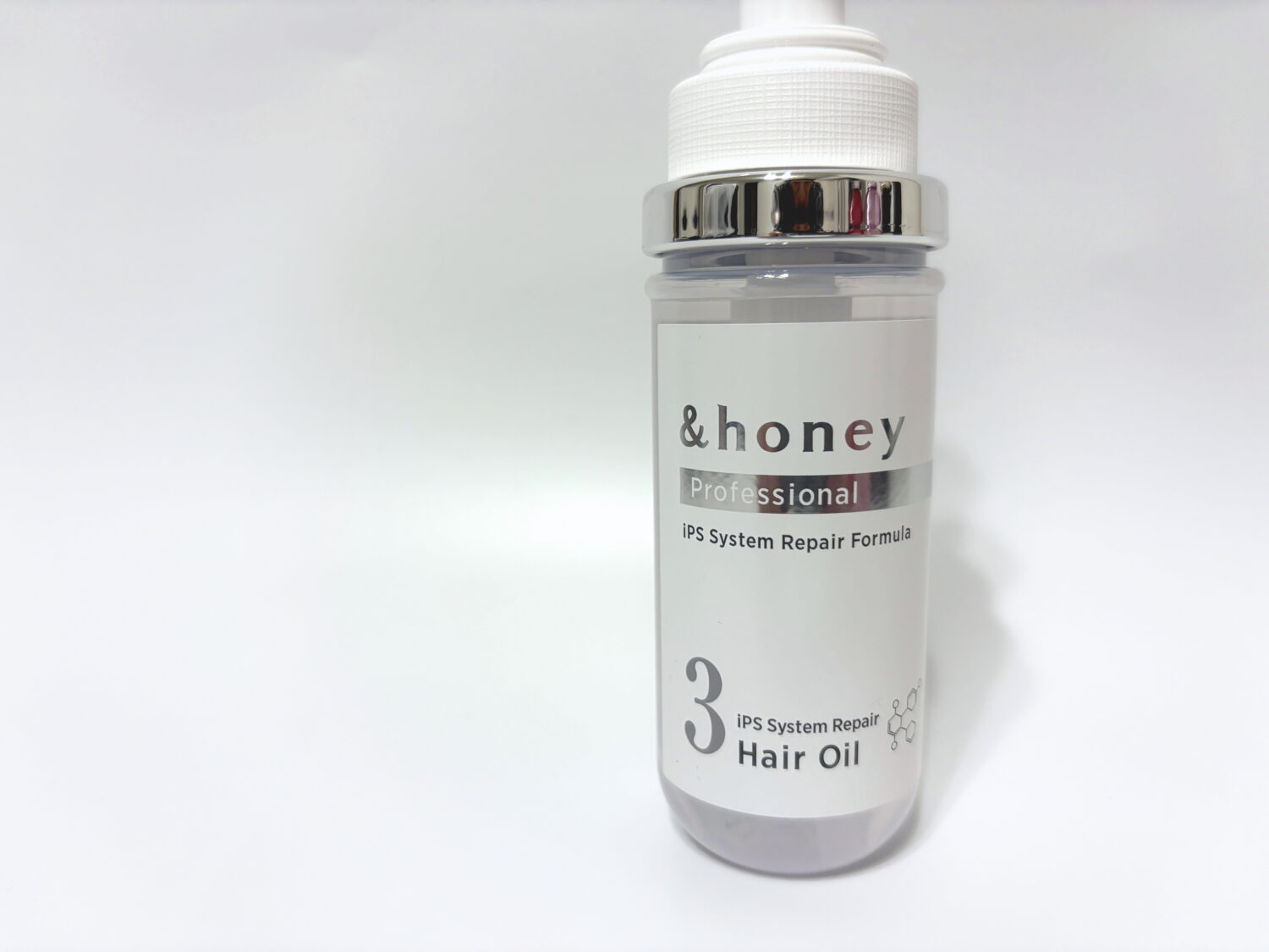 アンドハニー プロフェッショナル システムリペア ヘアオイル3.0 正面アップ