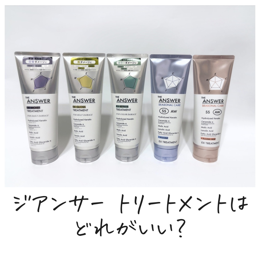 ジアンサー トリートメントはどれがいい？