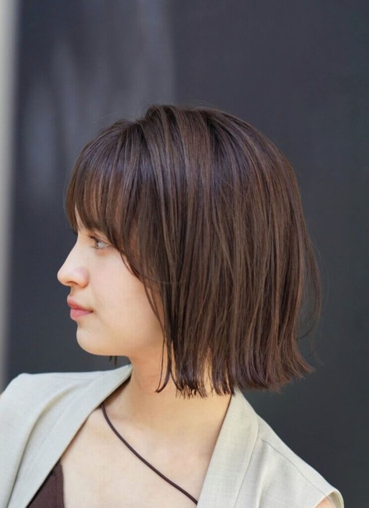 切りっぱなしボブ|失敗例髪質が硬くて馴染まない