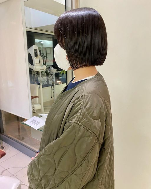 切りっぱなしボブ|失敗例完全ノーセットで野暮ったくなってしまう