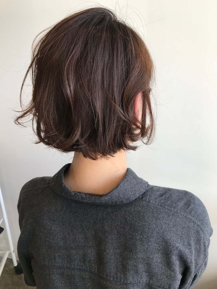 切りっぱなしボブ|印象をガラッと変えられる「パーマ」