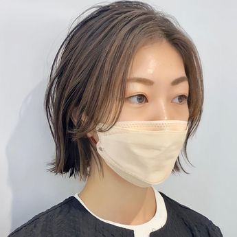 切りっぱなしボブ|40~50代でもおしゃれにスッキリ決まる