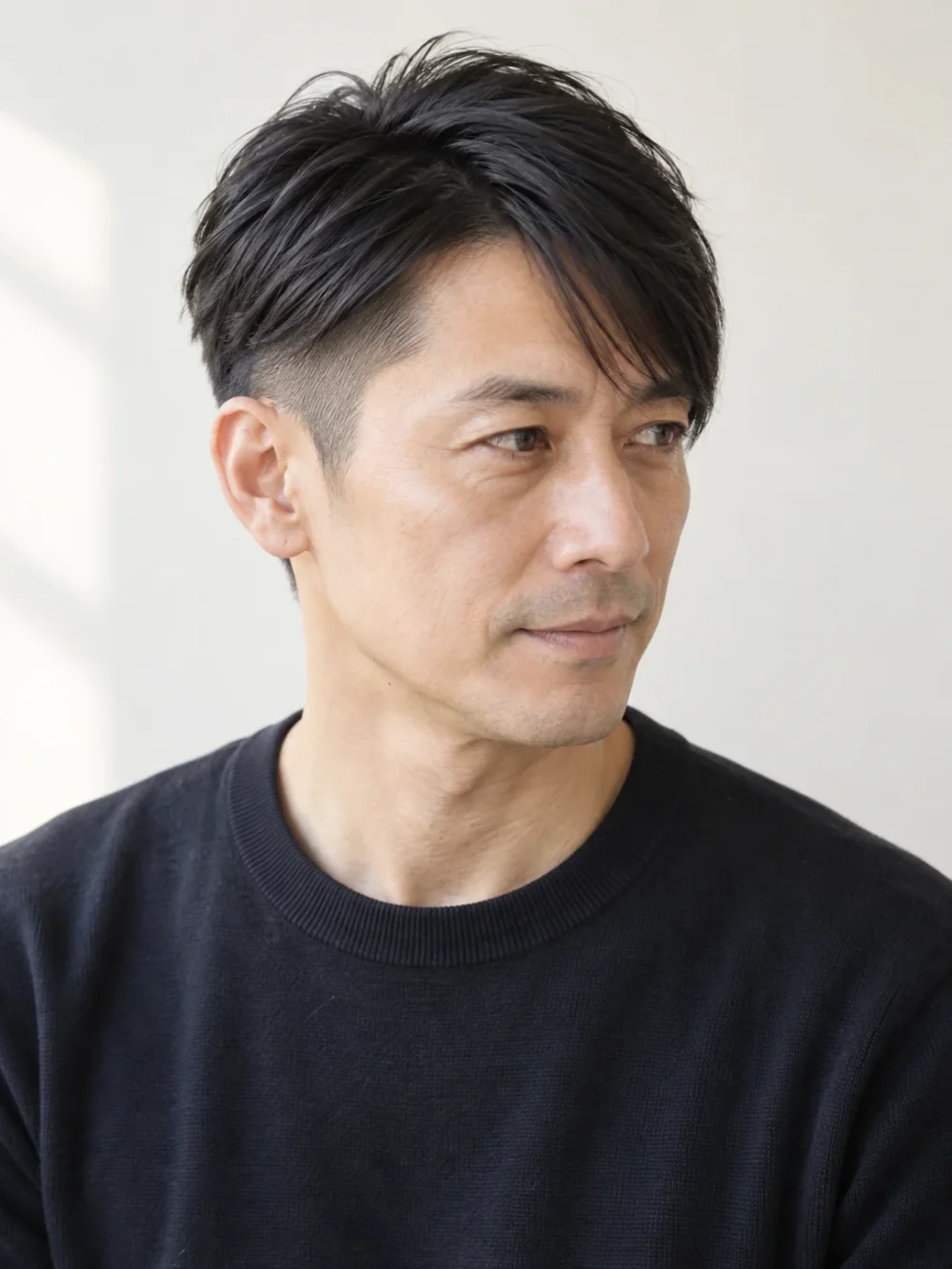 前髪はどのくらい長くするか?