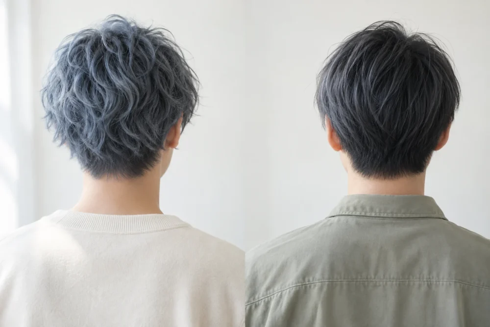 メンズのブルーアッシュにするにはブリーチは必須?|あり・なしの違いを解説