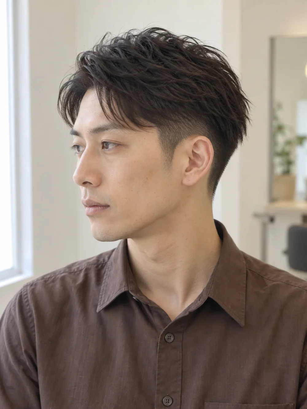 刈り上げ部分の髪の毛の長さにも注意する
